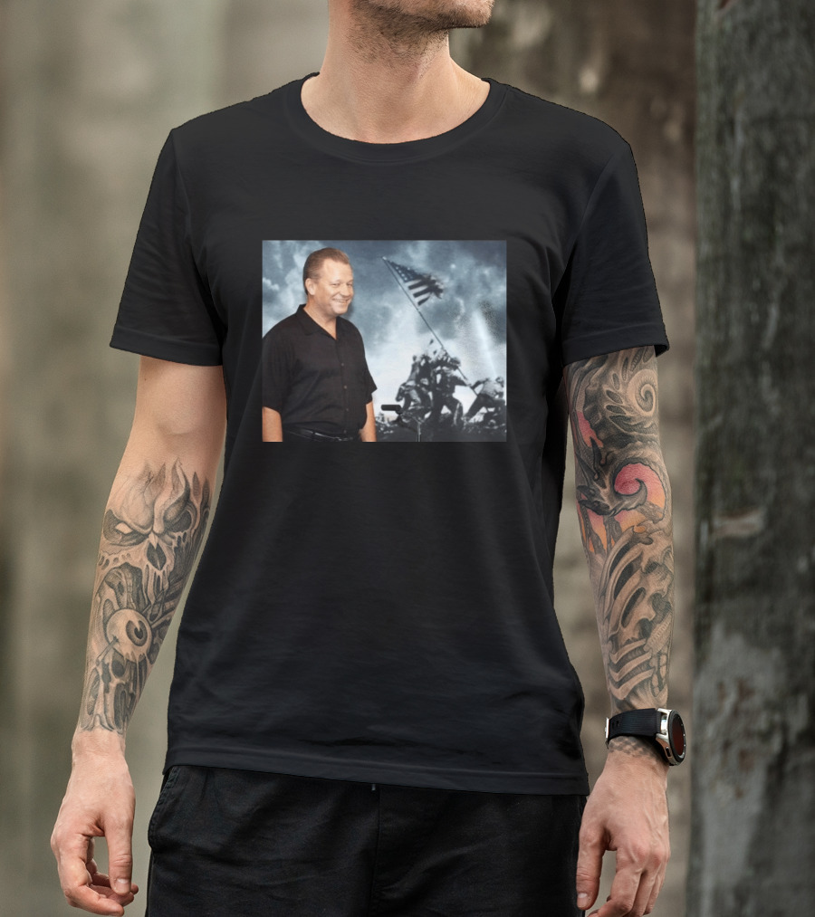 James Bradley Flags Of Our Fathers Iconic Image T-Shirt
