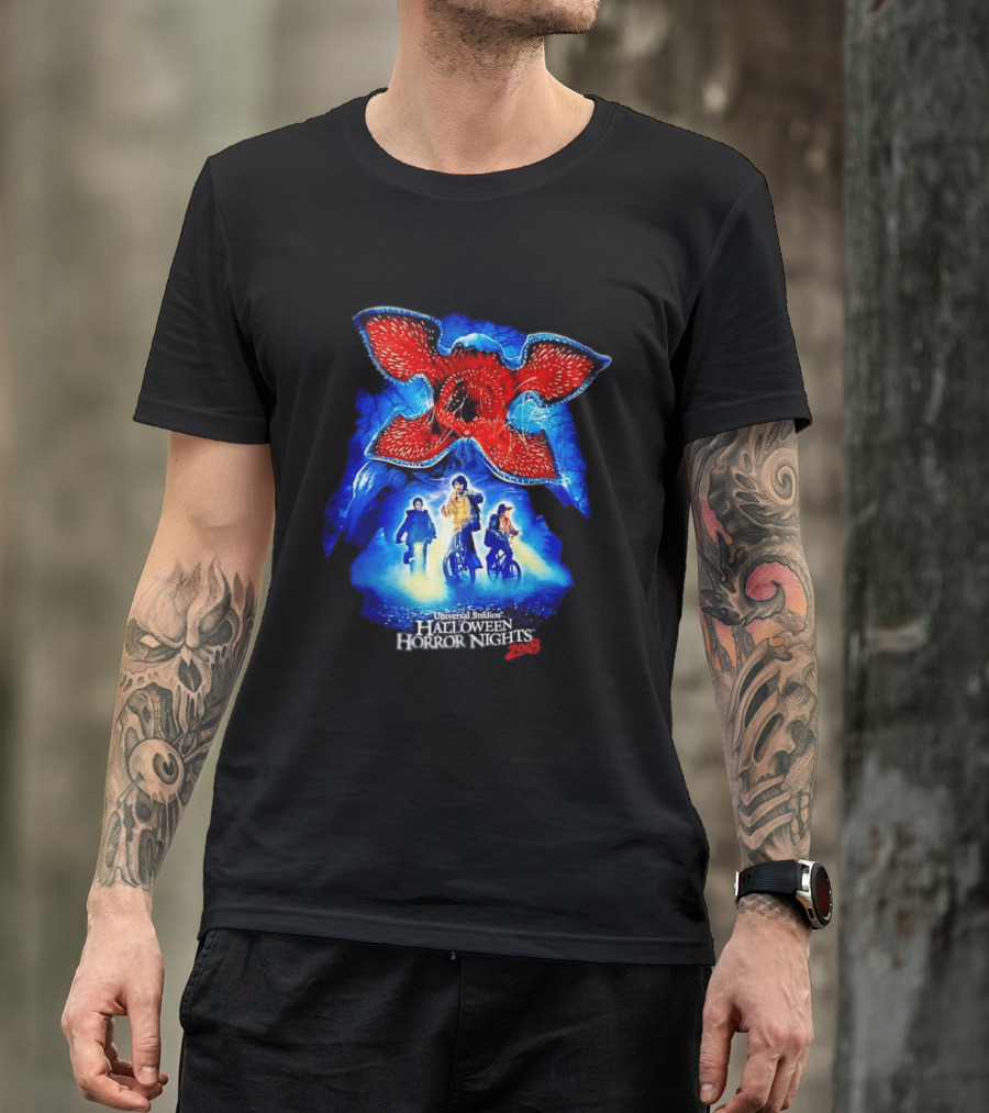 Demogorgon Stranger Things Universal Studios Halloween Horror Nights 2018 T-Shirt