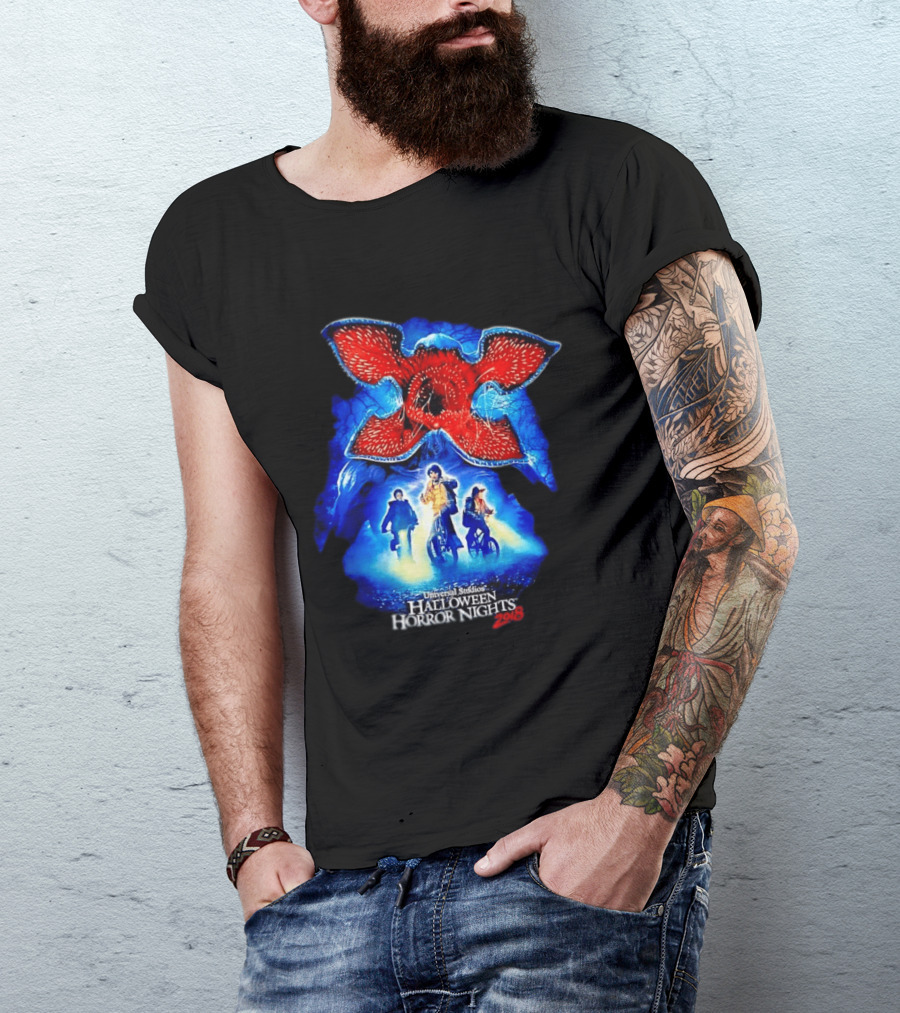 Demogorgon Stranger Things Universal Studios Halloween Horror Nights 2018 T-Shirt