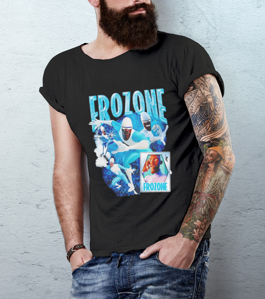 Frozone The Incredibles Disney Movie T-Shirt
