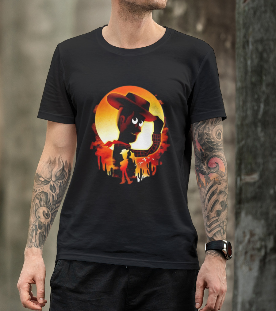 Sheriff Woody Pixar Toy Story Sunset Cowboy T-Shirt