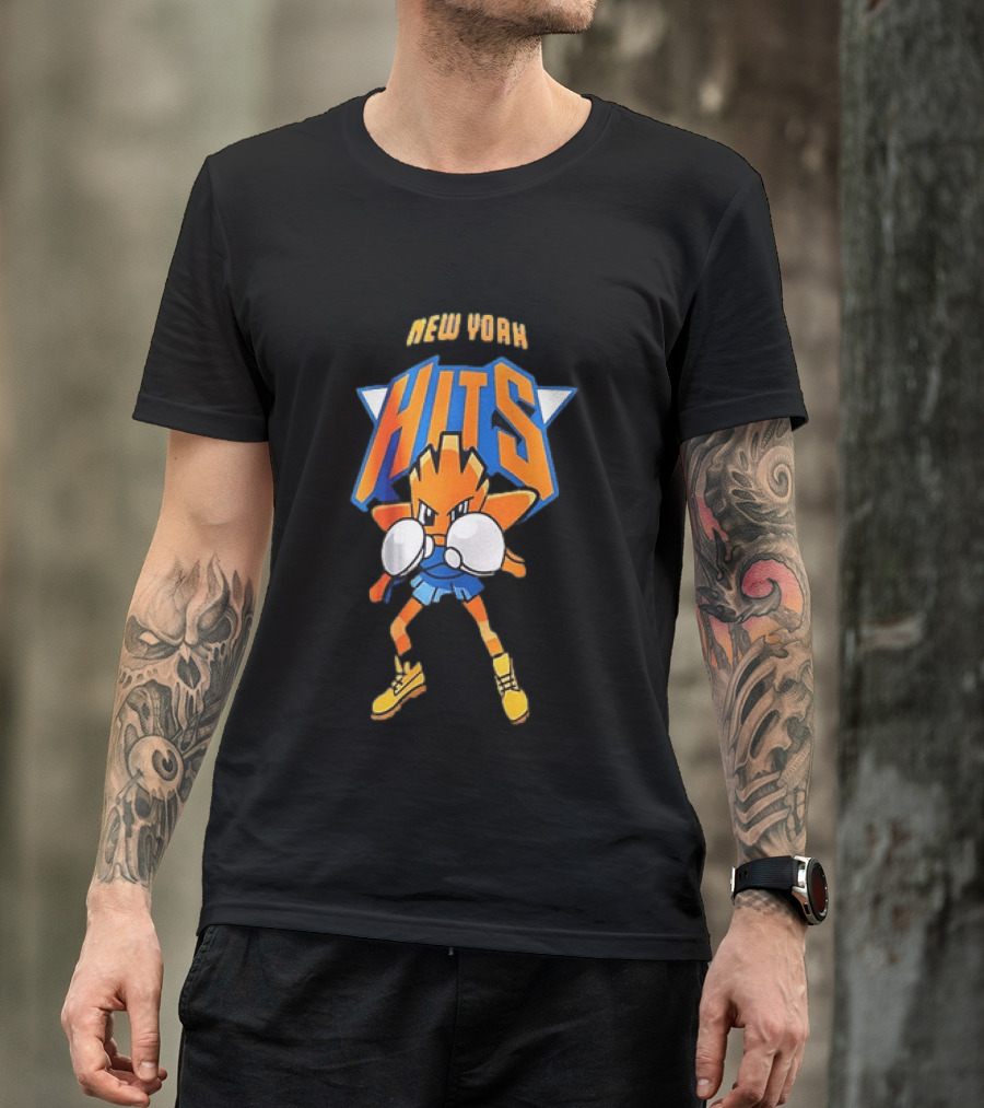New York Hits Hitmonchan Pokémon Basketball Champions 2026 T-Shirt