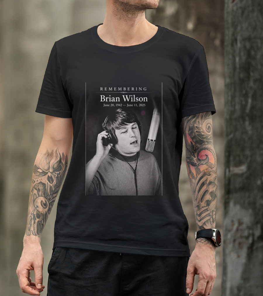 Remembering Brian Wilson June 20 1942 June 11 2025 T-Shirt