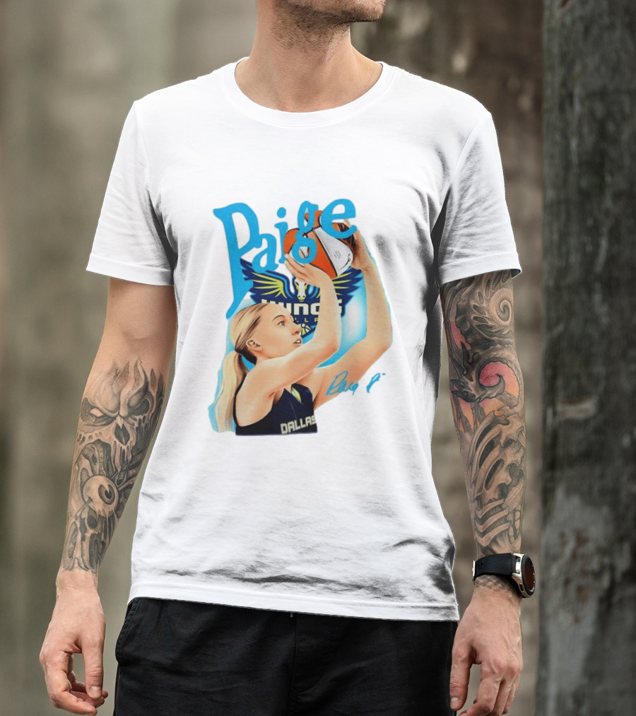 Paige Bueckers Dallas Wings Basketball WNBA Player T-Shirt