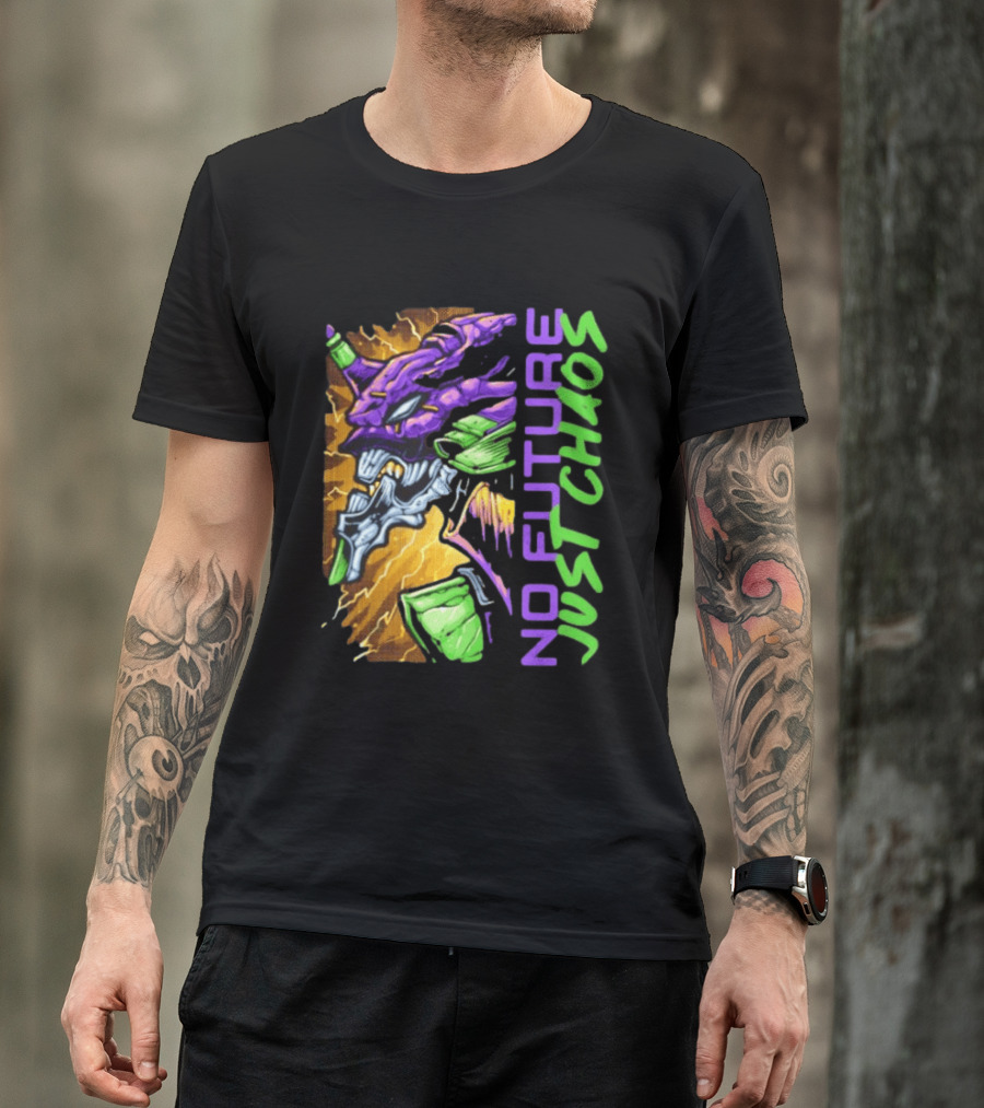 Evangelion Unit 01 No Future Just Chaos Neon Genesis Evangelion T-Shirt