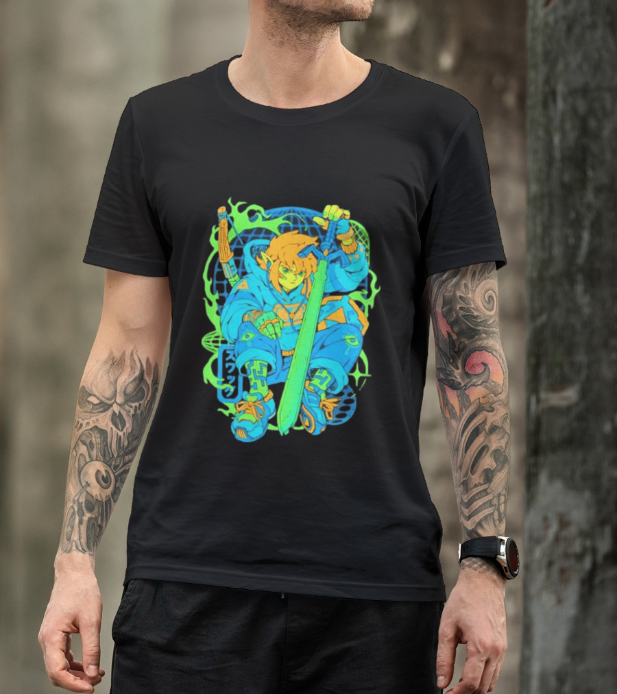 Link Legend Of Zelda Hylian Hero Swag Master Sword Streetwear Men's T-Shirt