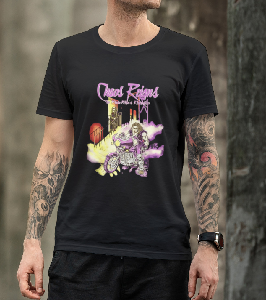 Chaos Reigns Lobo DC Comics Main Man's Revolution Motorcycle Rider T-Shirt
