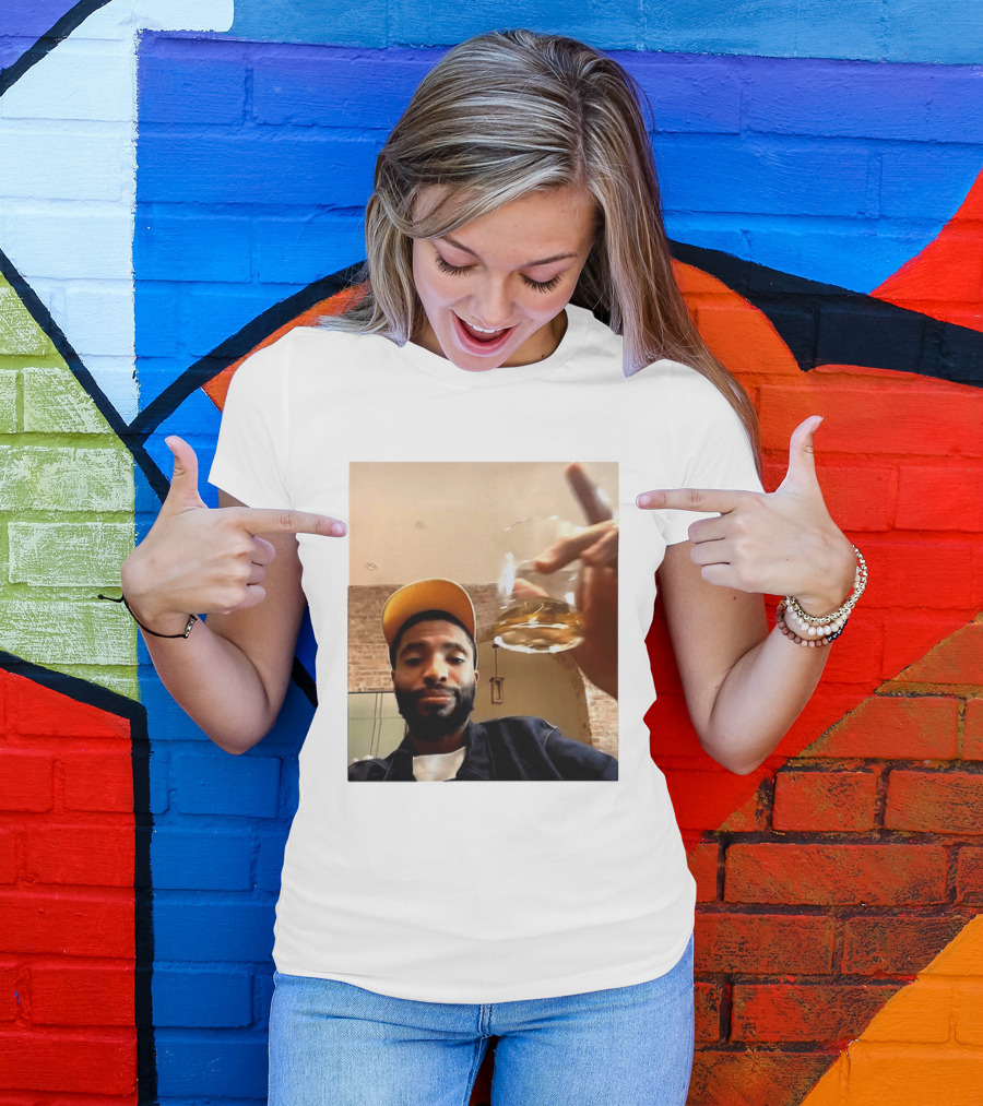 Mikal Bridges New York Knicks Live Stream Hat And Cheers Moment T-Shirt