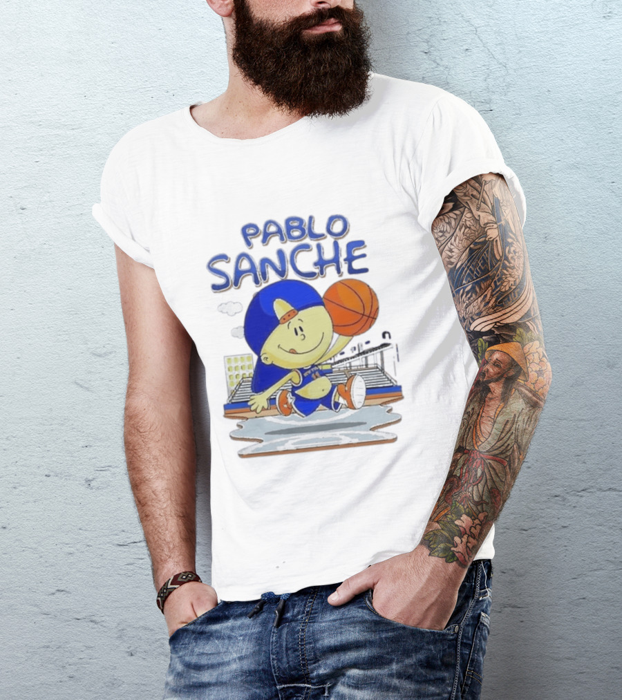 Pablo Sanchez Secret Weapon New York Basketball Court Playground Kid T-Shirt