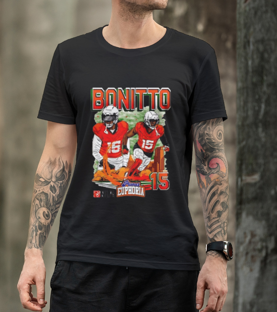 BONITTO 15 NFLPA Planet Euphoria Denver Skyline T-Shirt
