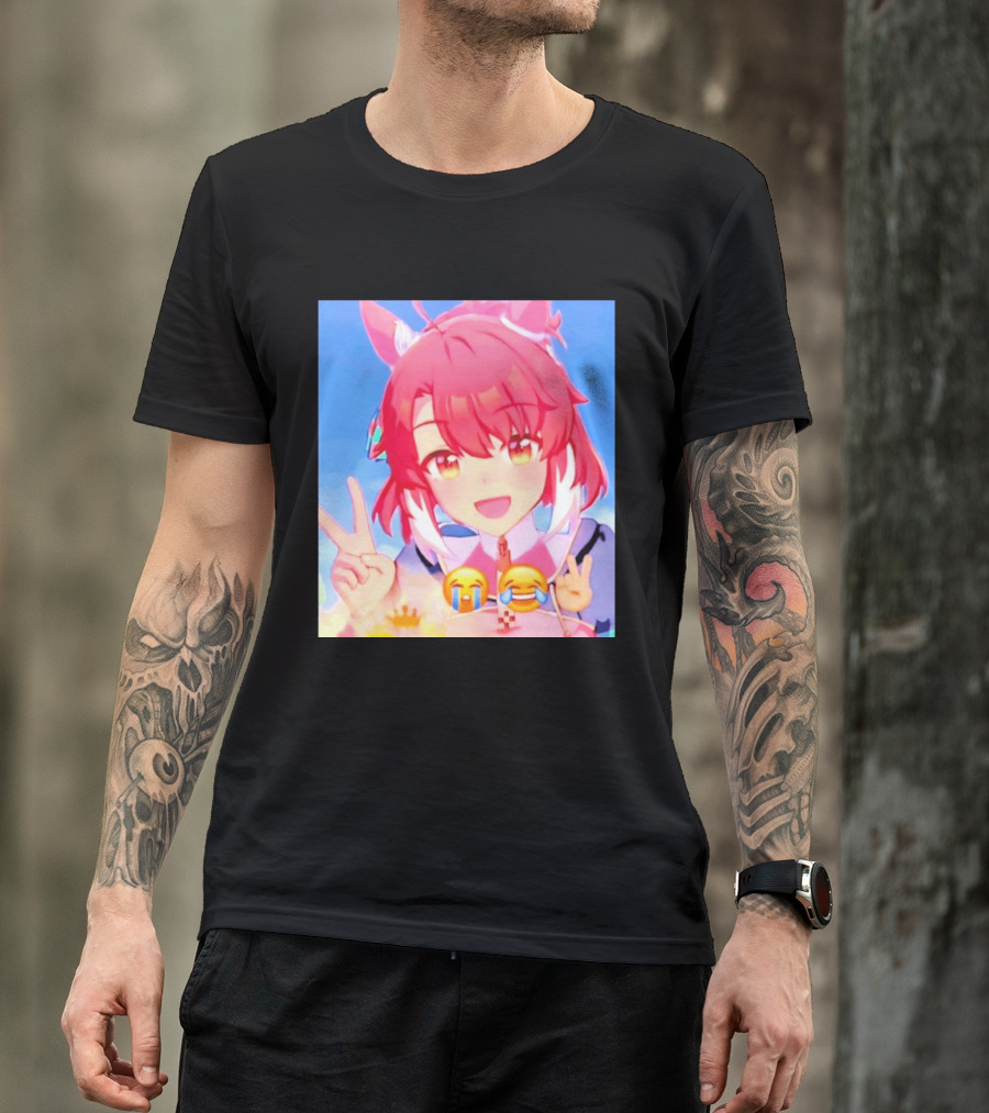 Happy Birthday Dantsu Flame 2026 Anime Character Peace Emoji T-Shirt