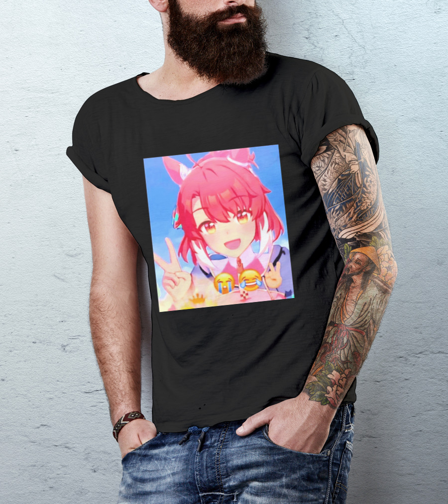 Happy Birthday Dantsu Flame 2026 Anime Character Peace Emoji T-Shirt