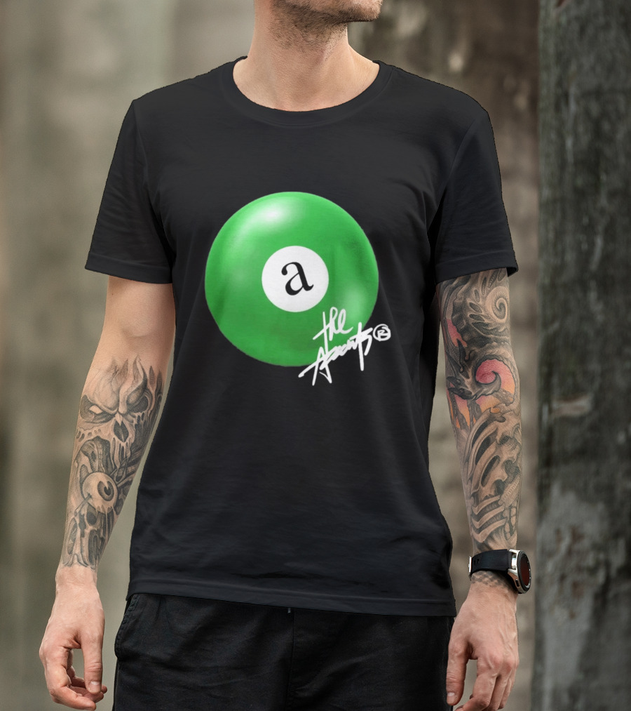 The Accents Collection Green Pool Ball Icon With Signature T-Shirt