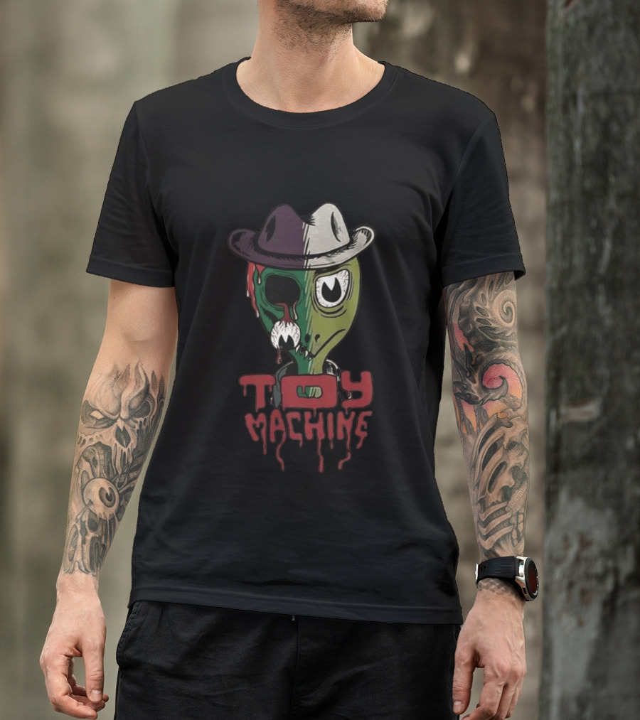 Toy Machine Half N' Half Zombie Alien Cowboy T-Shirt