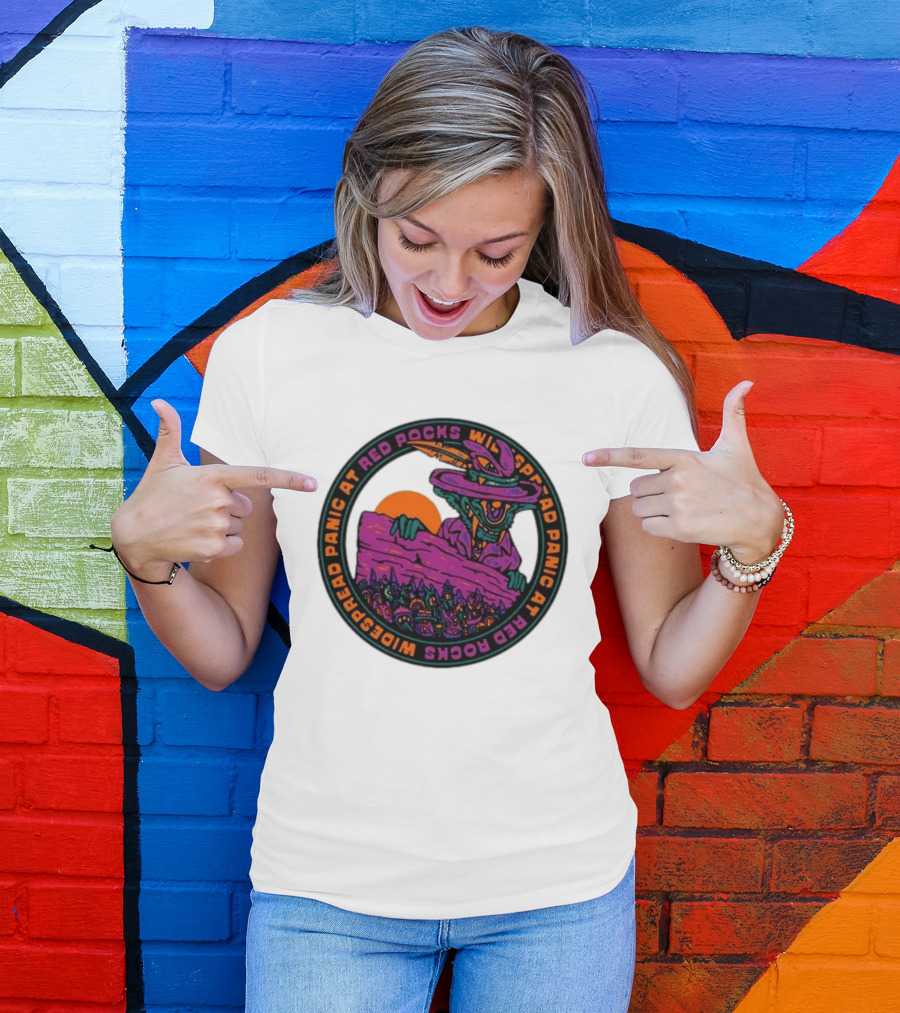 Widespread Panic At Red Rocks June 26 28 2026 Event Psychedelic Goblin T-Shirt