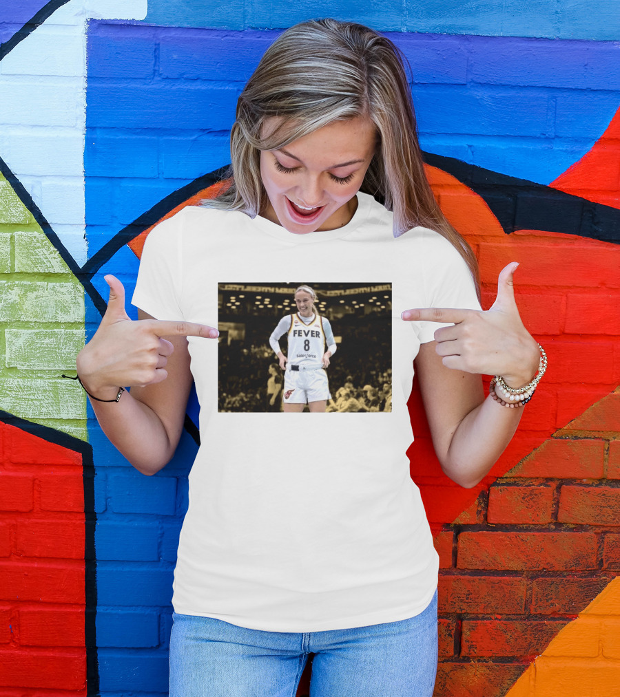 Indiana Fever Basketball Sophie's Favorite Knicks Player NBA Title Pursuit T-Shirt
