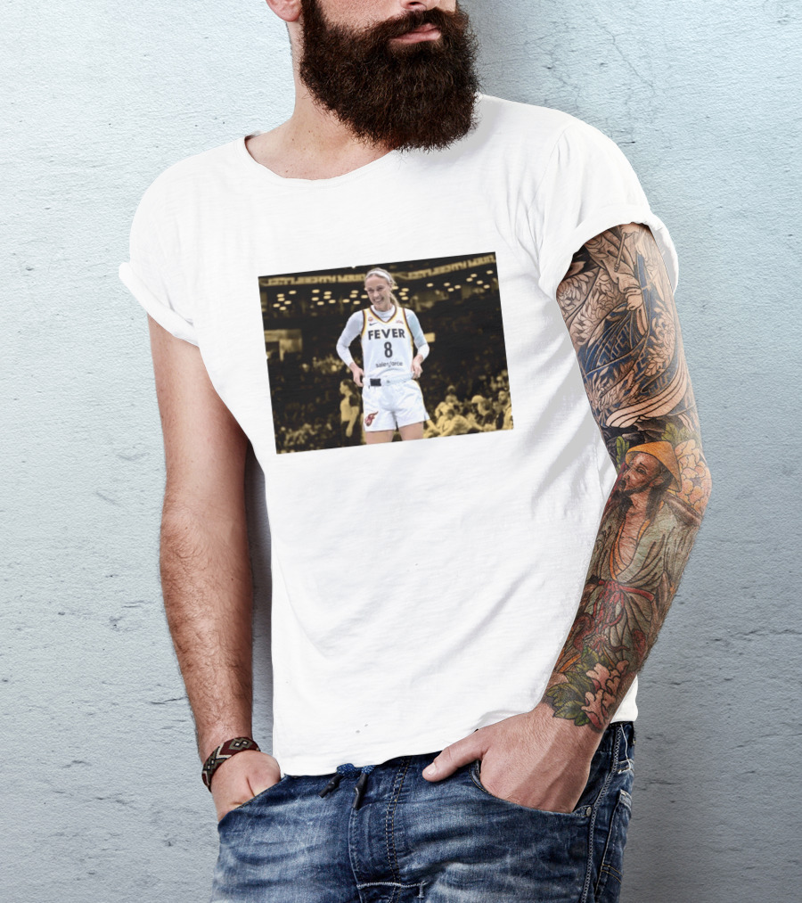 Indiana Fever Basketball Sophie's Favorite Knicks Player NBA Title Pursuit T-Shirt