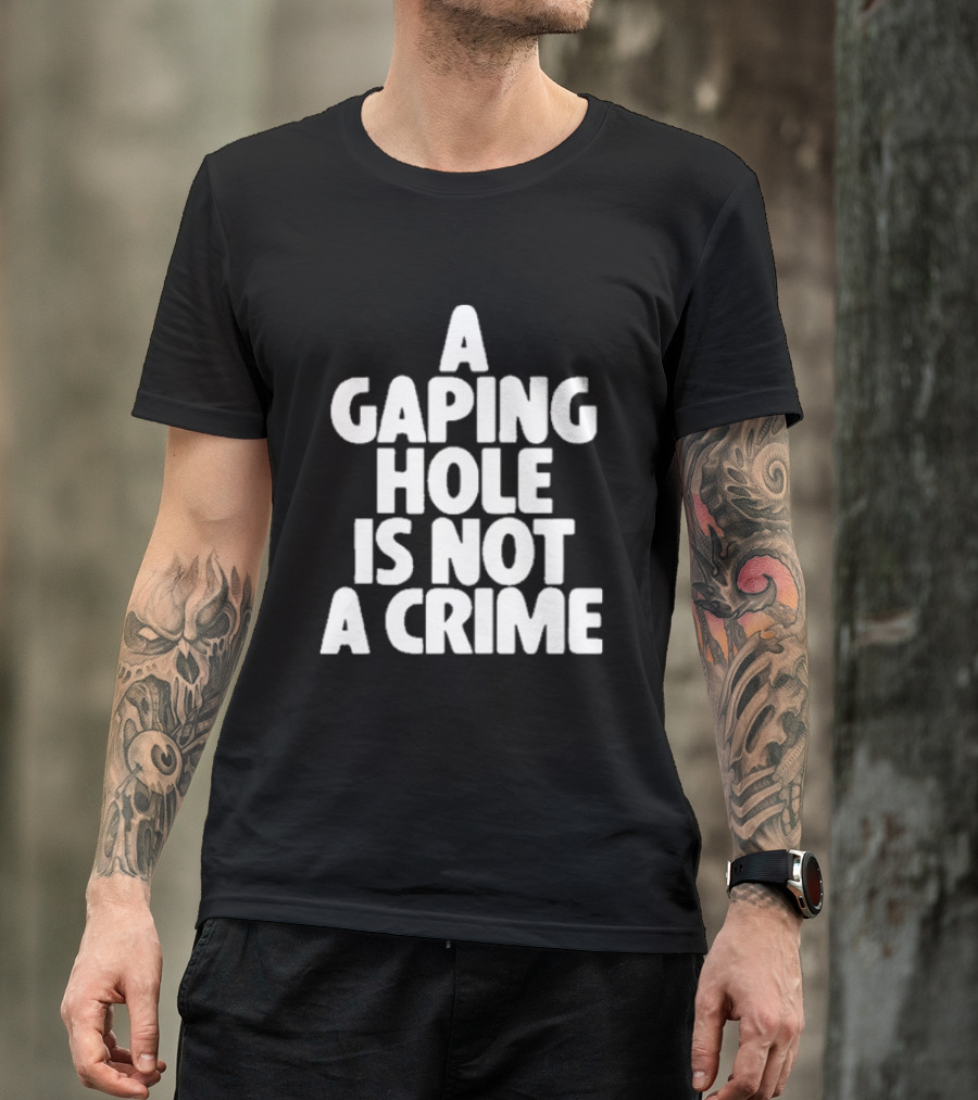 A Gaping Hole Is Not A Crime T-Shirt