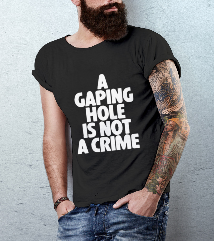 A Gaping Hole Is Not A Crime T-Shirt