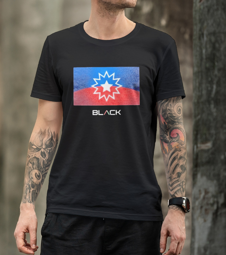 Actively Black Juneteenth Star Flag Celebration T-Shirt