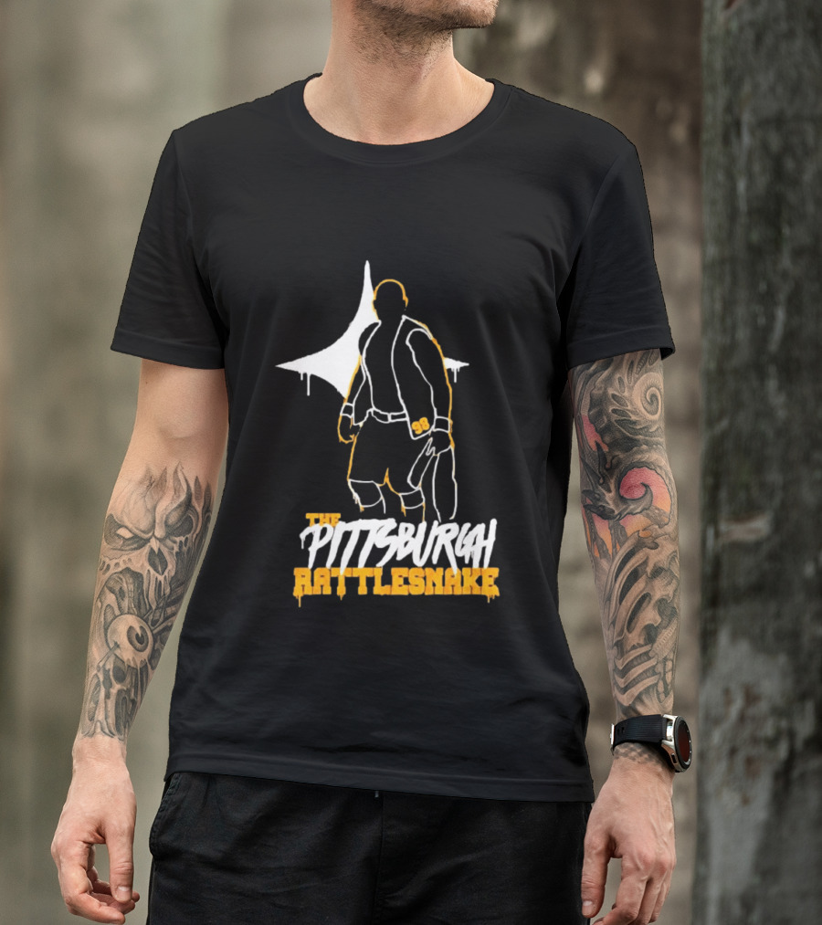 Steve Austin Pittsburgh Steelers The Pittsburgh Rattlesnake 98 T-Shirt