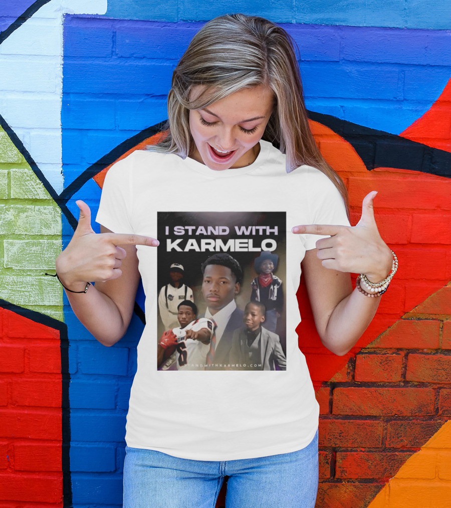 I Stand With Karmelo Football Player Memorial Standwithkarmelo T-Shirt
