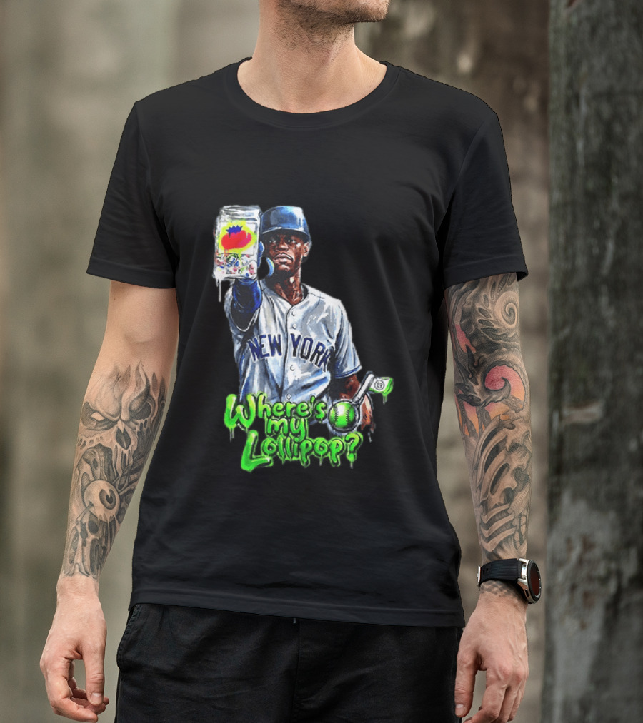 New York Mets Curtis Granderson Where's My Lollipop T-Shirt