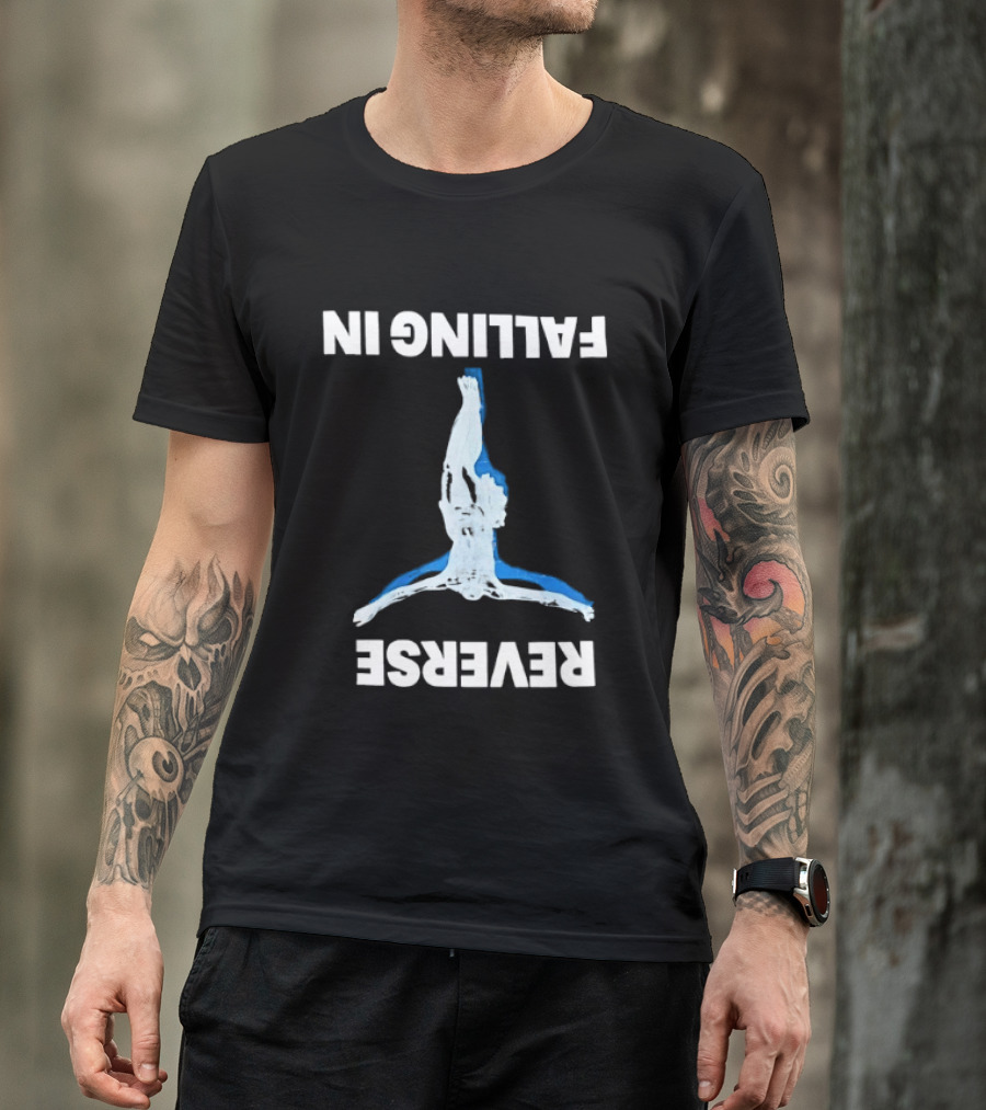 Playboi Carti Falling In Reverse Upside Down Human Figure T-Shirt