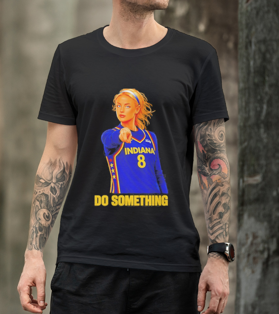 Sophie Cunningham Indiana Fever 8 Do Something T-Shirt