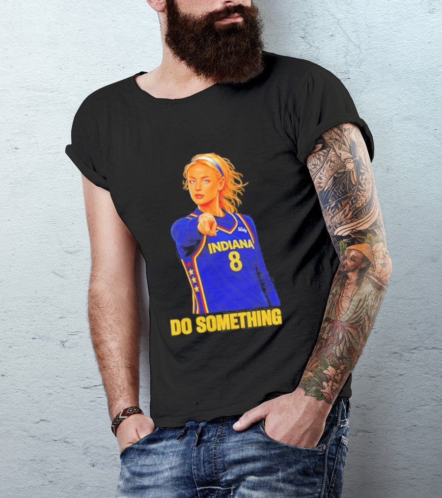Sophie Cunningham Indiana Fever 8 Do Something T-Shirt