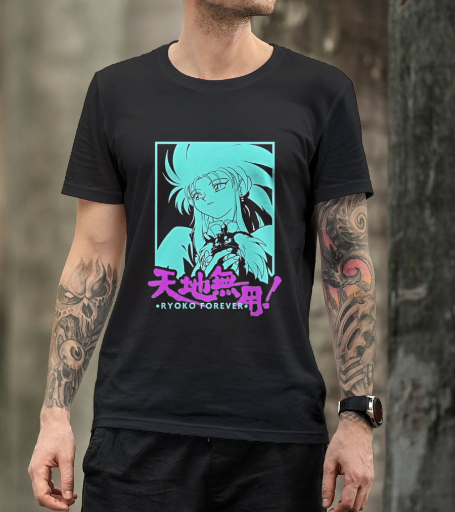 Tenchi Muyo Ryoko Forever Anime Character Illustration Gaming T-Shirt