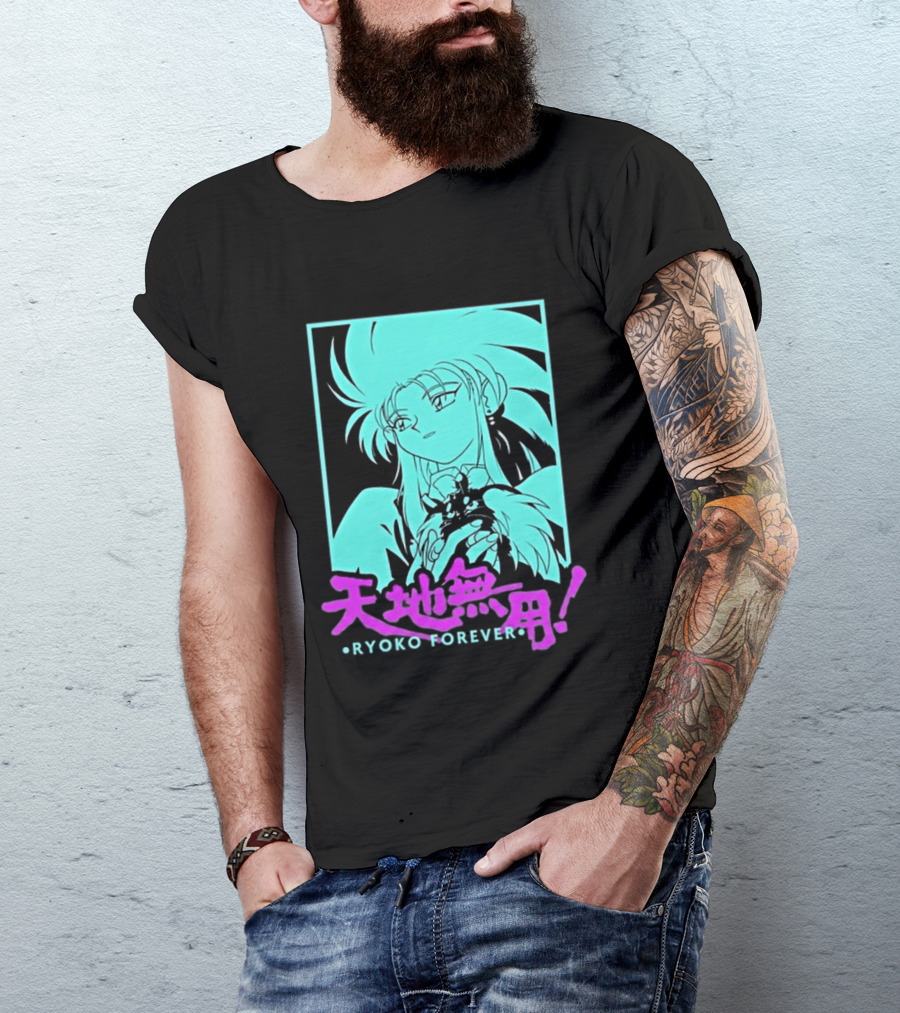 Tenchi Muyo Ryoko Forever Anime Character Illustration Gaming T-Shirt