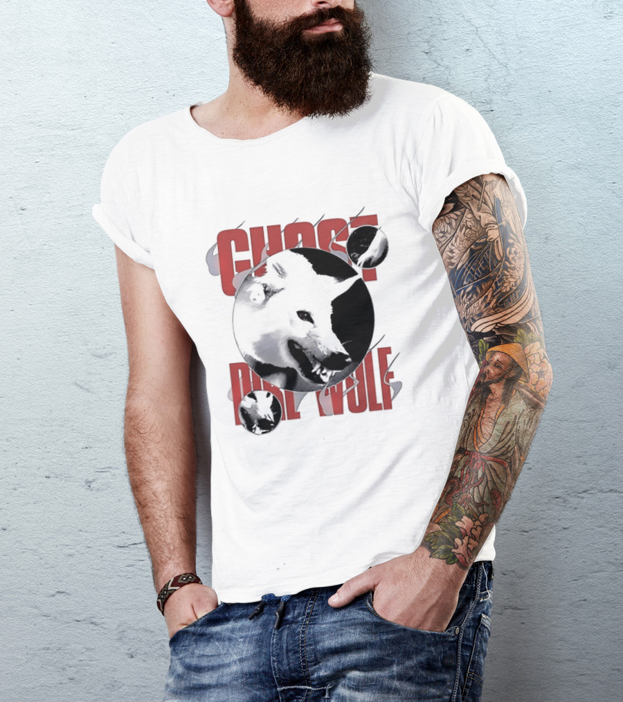 Ghost Dire Wolf Game Of Thrones Fan T-Shirt