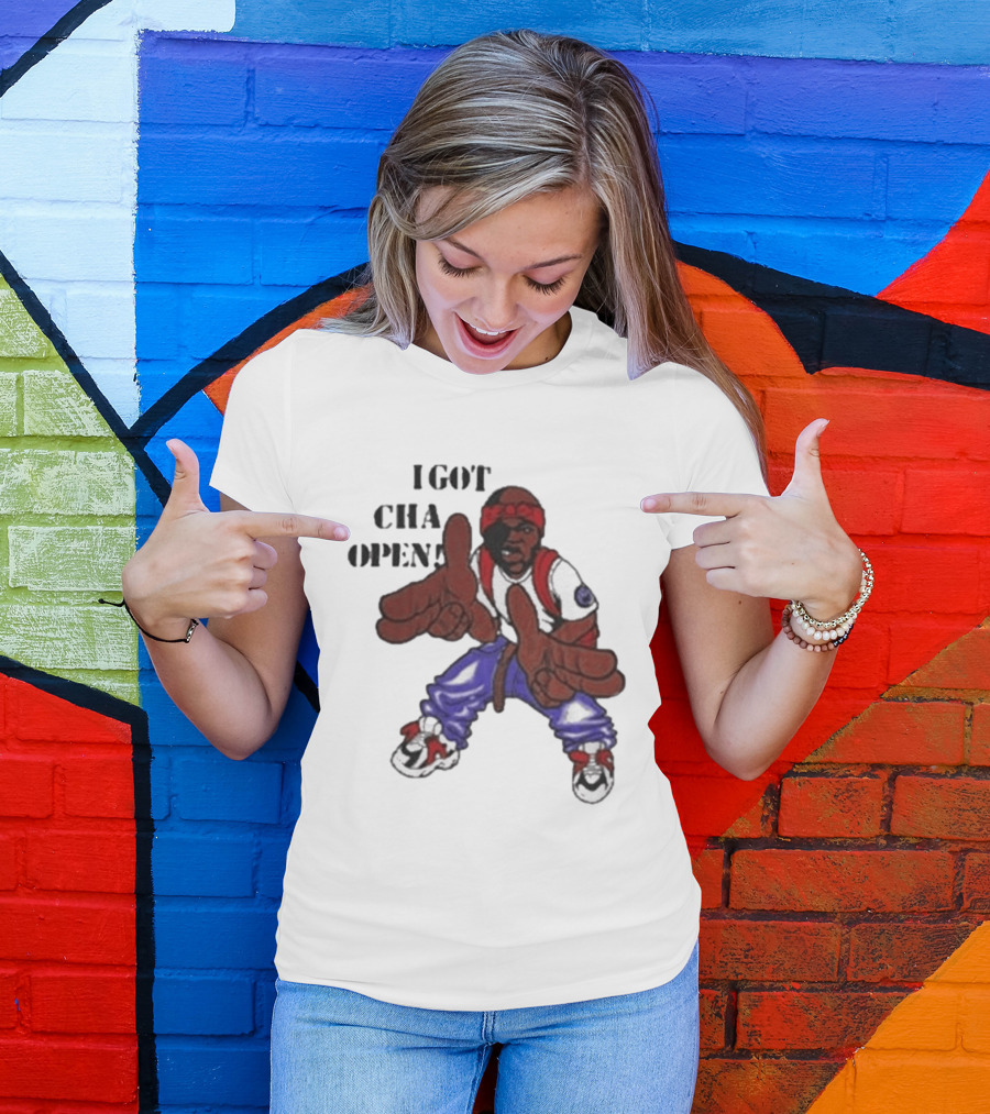 I Got Cha Opin Cartoon Character Graphic Hip Hop T-Shirt