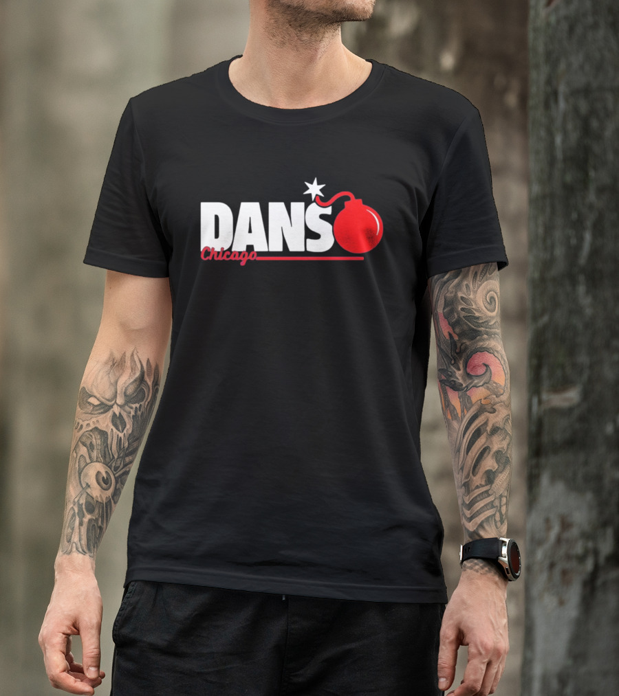 Dans Chicago Bomb Star Red Bomb T-Shirt