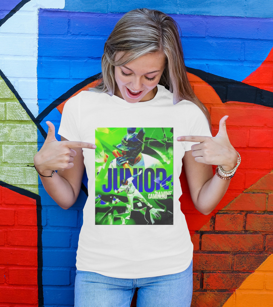 Junior Caminero Tampa Bay Rays La Maxima Baseball Legend T-Shirt