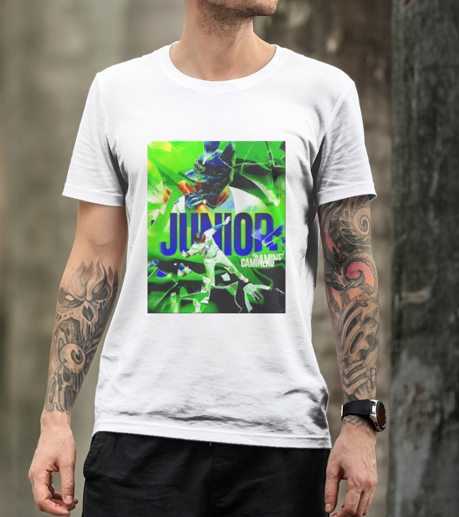 Junior Caminero Tampa Bay Rays La Maxima Baseball Legend T-Shirt