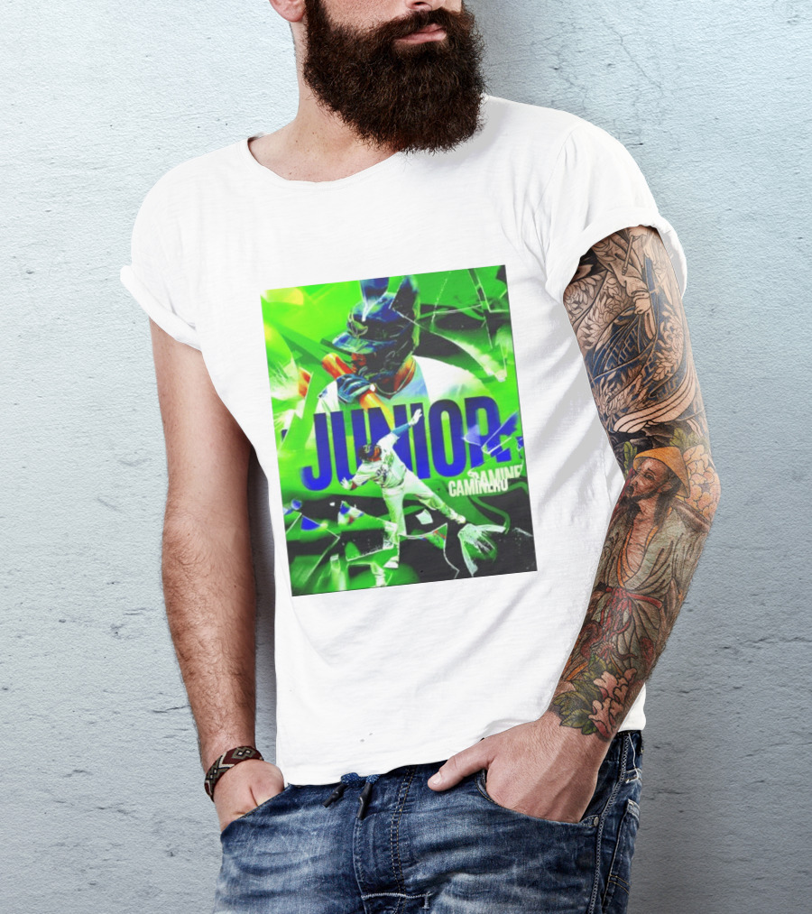 Junior Caminero Tampa Bay Rays La Maxima Baseball Legend T-Shirt