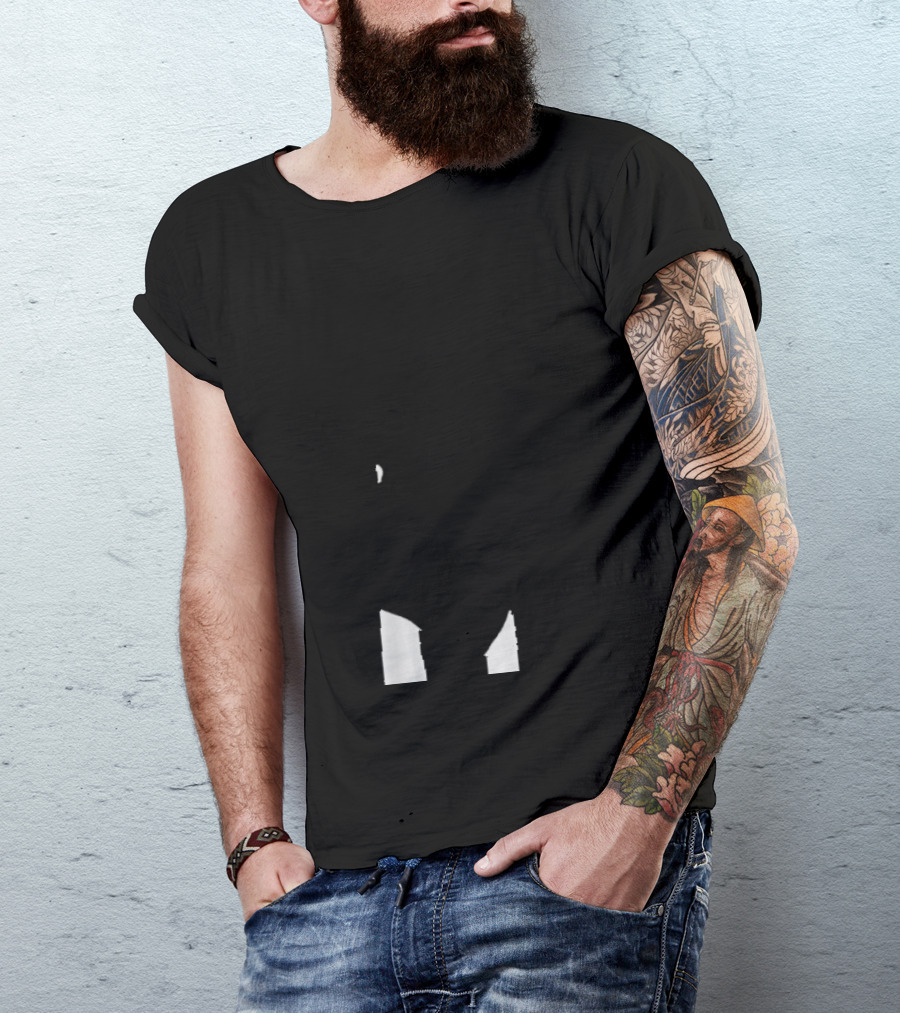 Bad Bunny Bunny Face Split Sunglasses T-Shirt