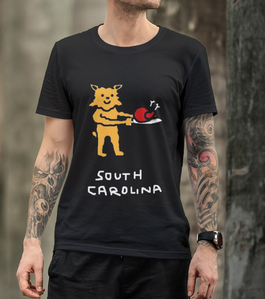 South Carolina Gamecocks 2026 27 SEC Football Schedule Cartoon T-Shirt