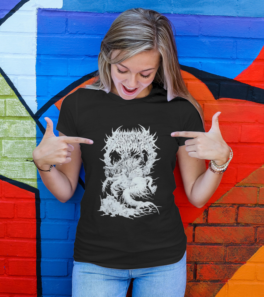 Abominable Putridity Demon Sword Skull Eponymous P T-Shirt