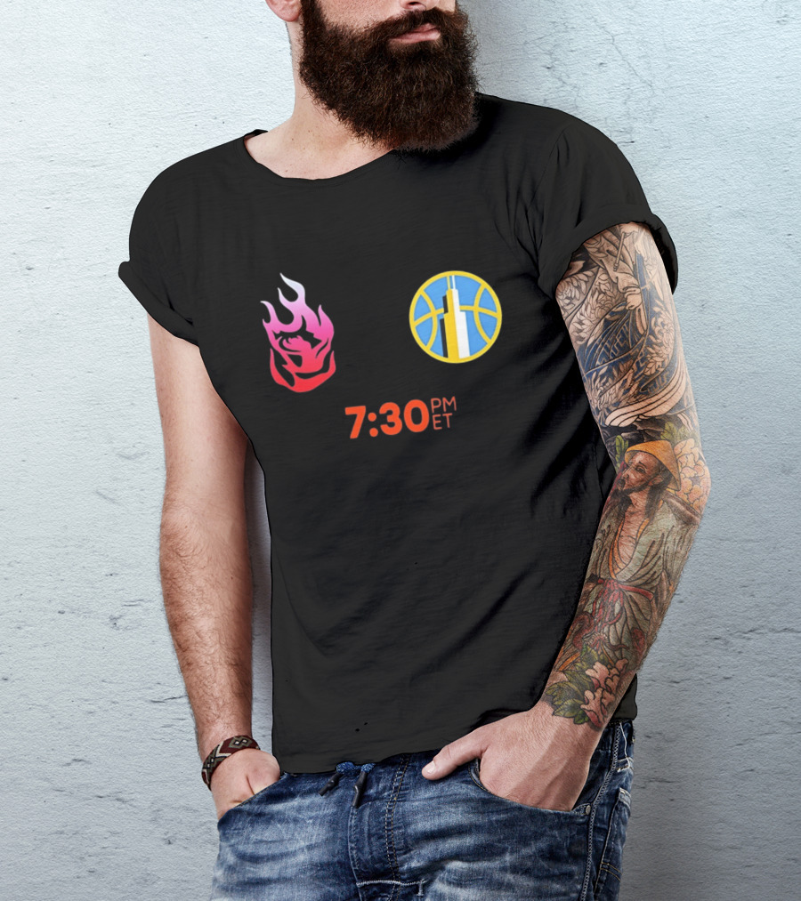 Washington Mystics Chicago Sky 7:30 PM ET Matchup T-Shirt