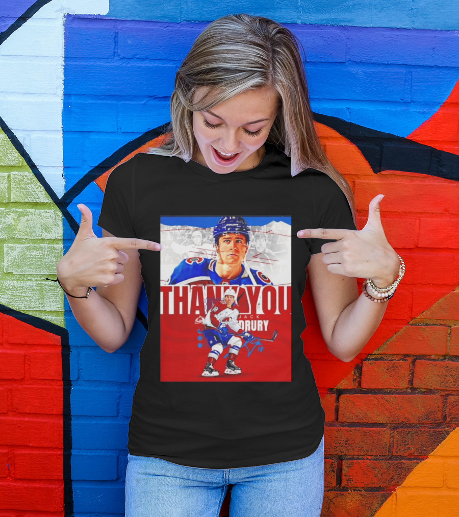 Jack Drury Thank You Colorado Avalanche T-Shirt