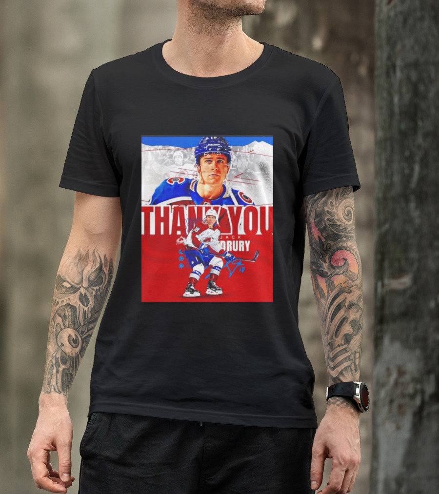Jack Drury Thank You Colorado Avalanche T-Shirt