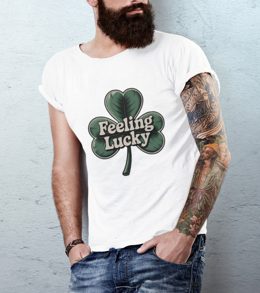 Feeling Lucky Shamrock St. Patrick's Day Clover T-Shirt