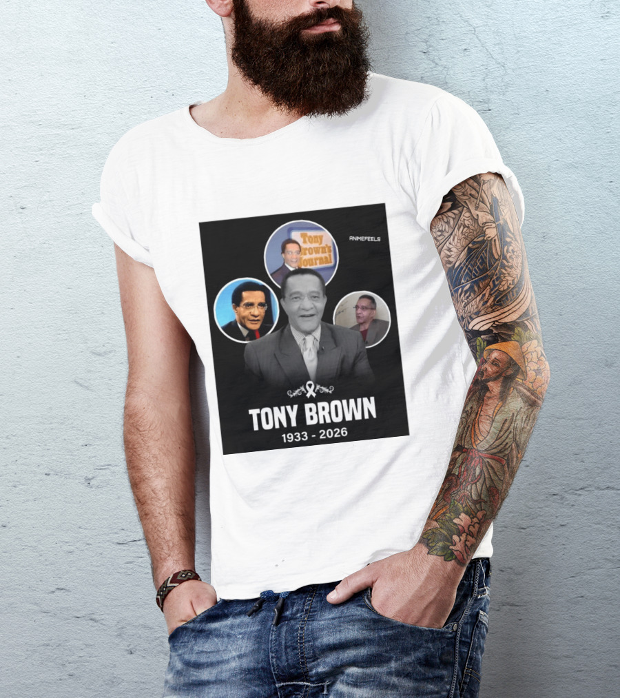 Tony Brown's Journal 1933 2026 ANIMEFEELS T-Shirt