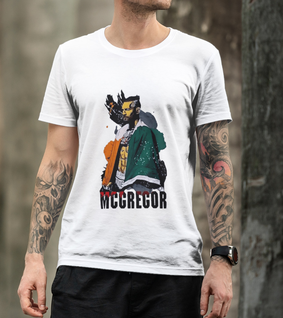 McGregor Irish Flag Warrior In The Cage T-Shirt