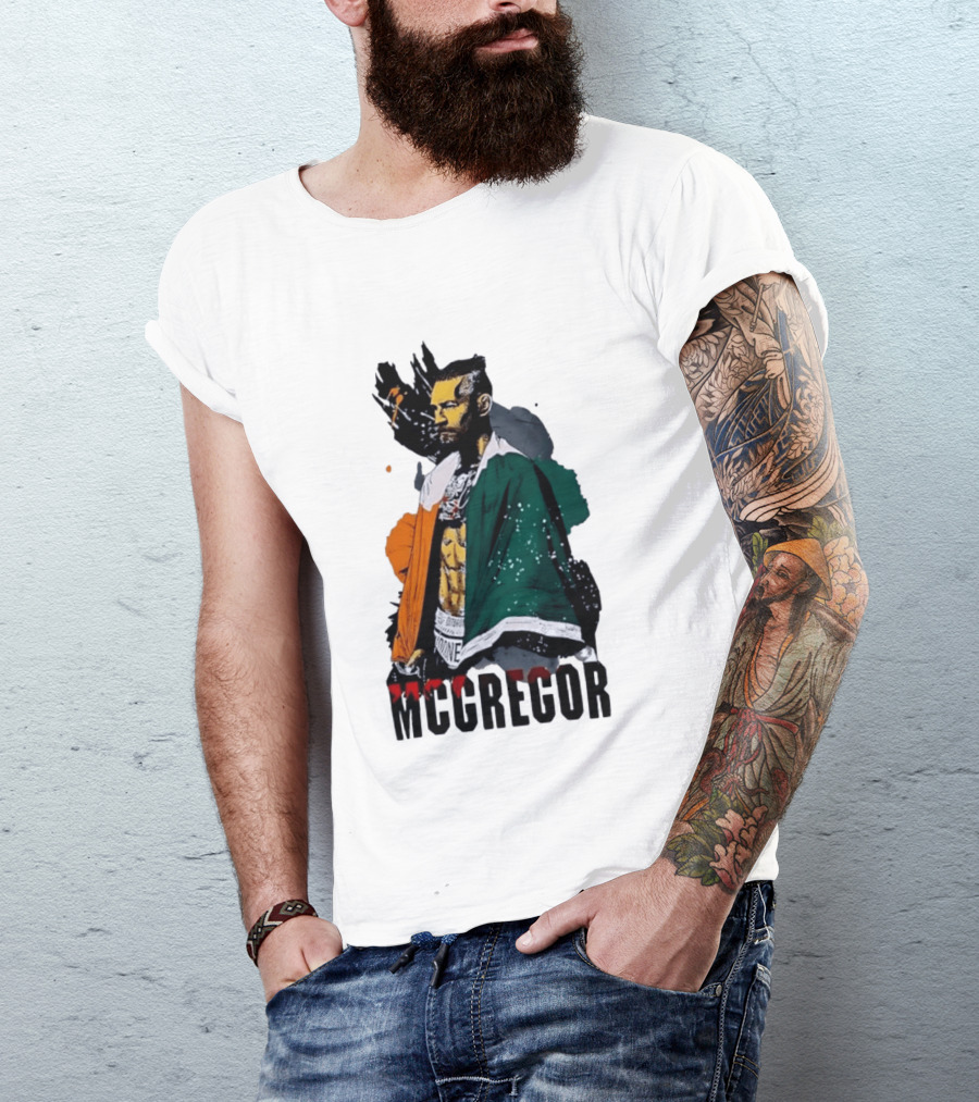 McGregor Irish Flag Warrior In The Cage T-Shirt