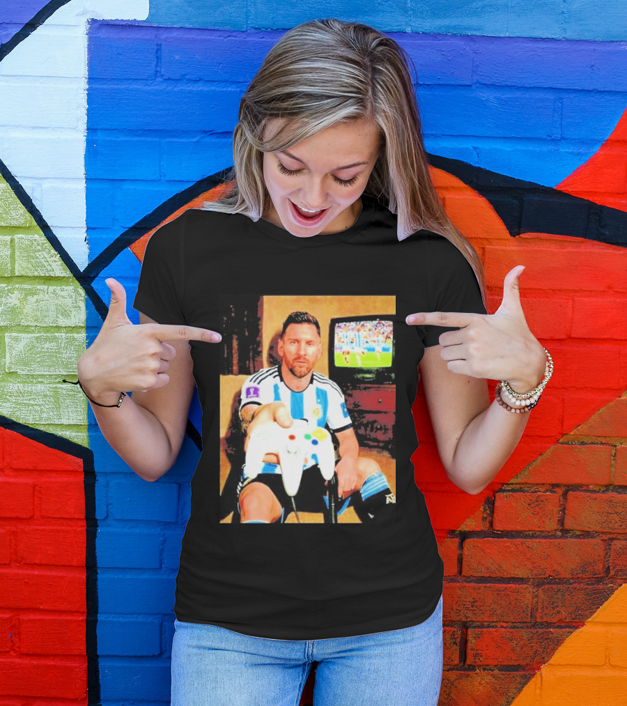 Argentina National Team Icon Lionel Messi Gaming Experience T-Shirt
