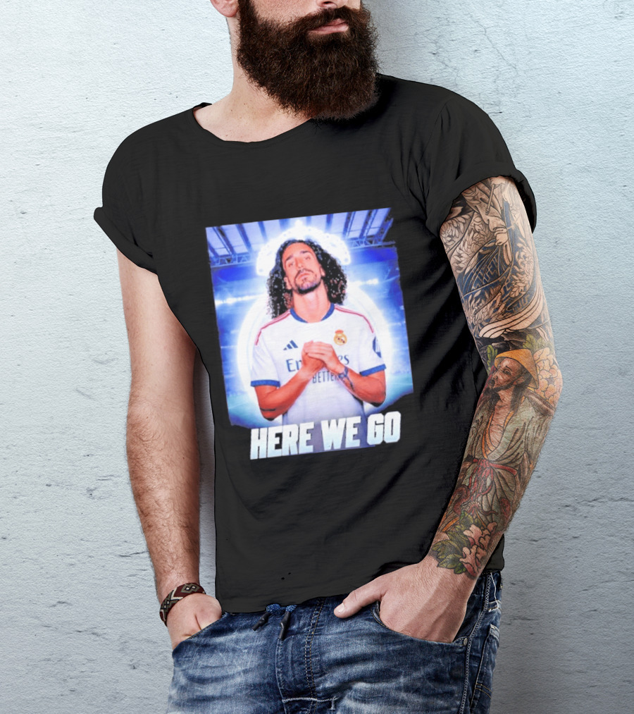 Real Madrid Transfer News Marc Cucurella Here We Go T-Shirt